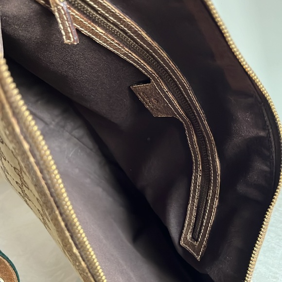 Gucci SS/05 Big Borchie Monogram Canvas Studded Shoulder Bag - Picture 10 of 13